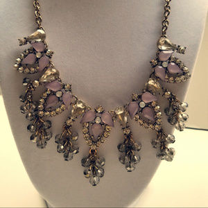 dramatic Gatsby 1920 vintage rhinestone necklace